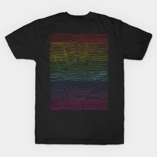 The Rainbow Hand (3D) T-Shirt